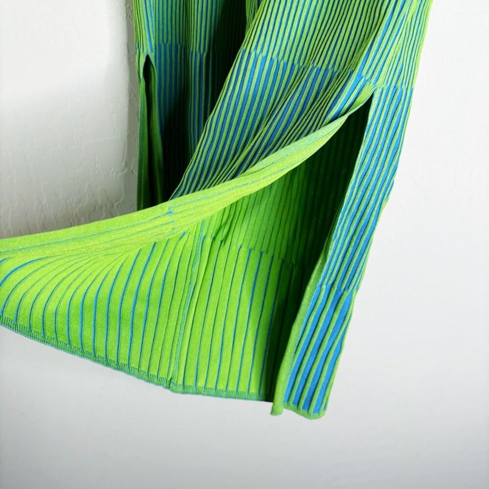 Solid Striped Rib Lime Set - image 7